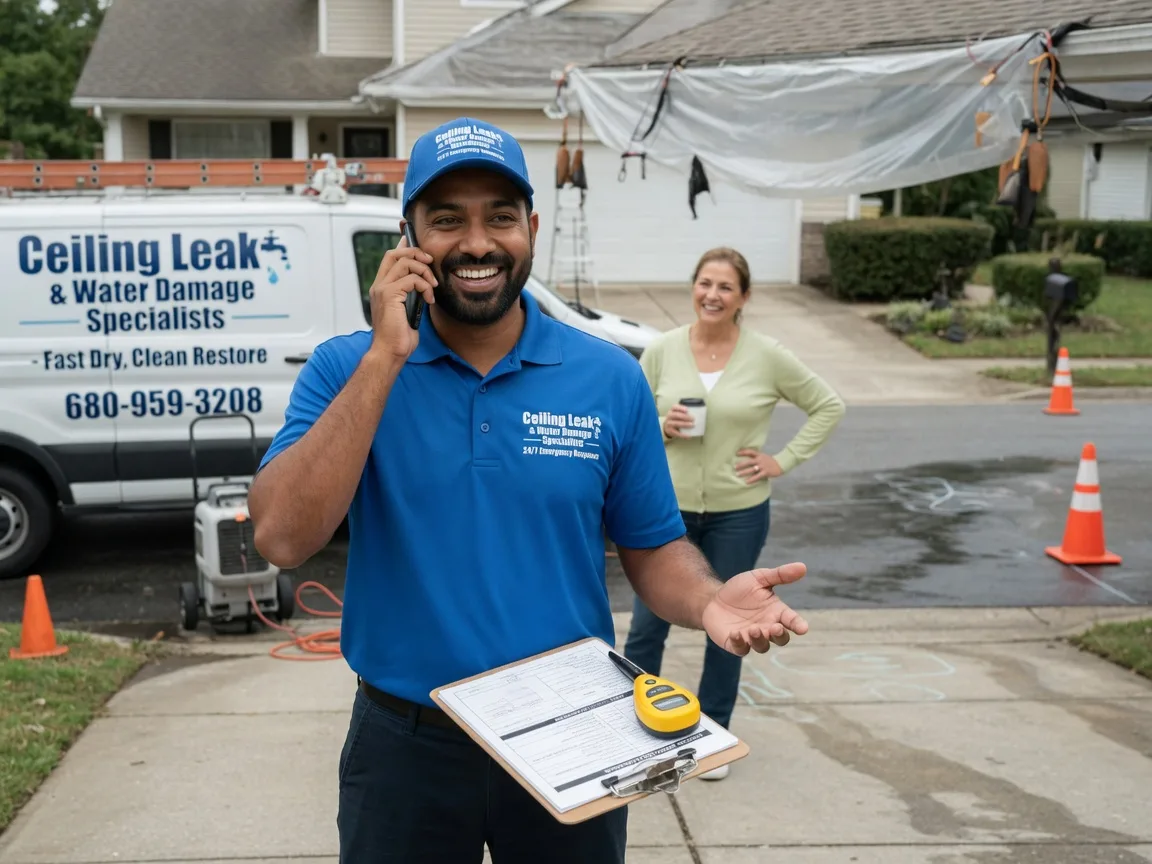 Ceiling Leak Cleanup Waurika, OK FAQs
